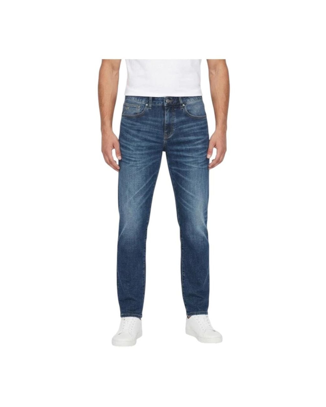 ARMANI EXCHANGE Blue Slim Fit Jeans for men