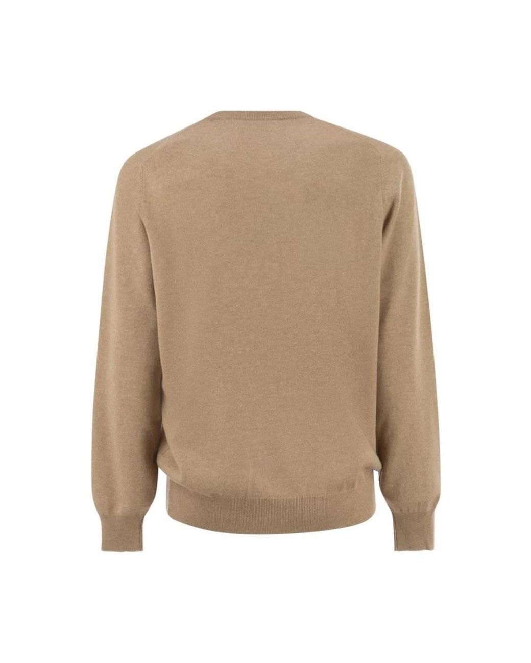 Brunello Cucinelli Brown Cashmere Knitwear for men