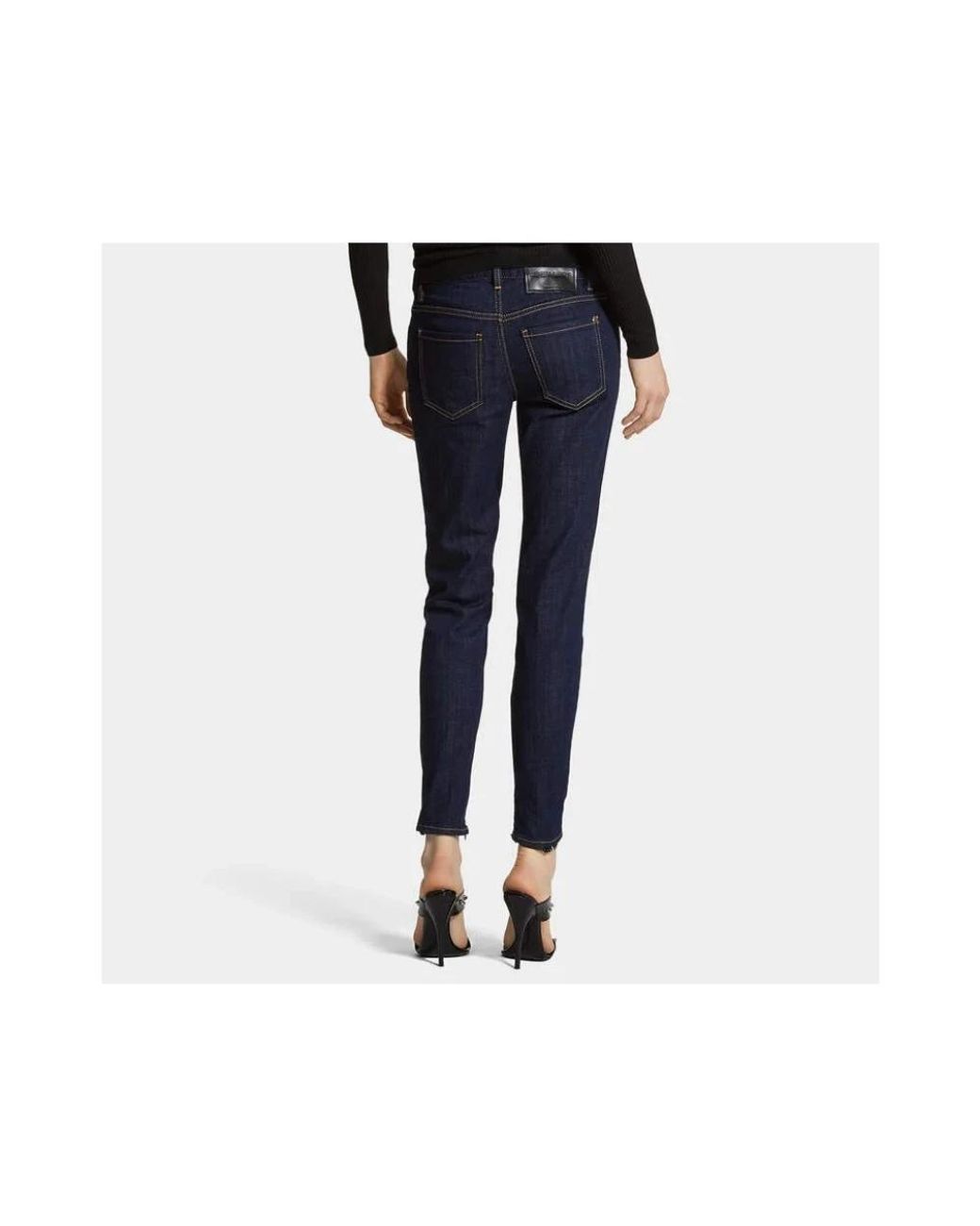 DSquared² Blue Skinny Fit Jeans