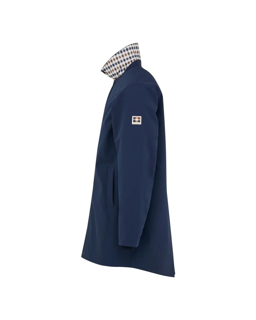 Aquascutum Blue Trench Coats for men