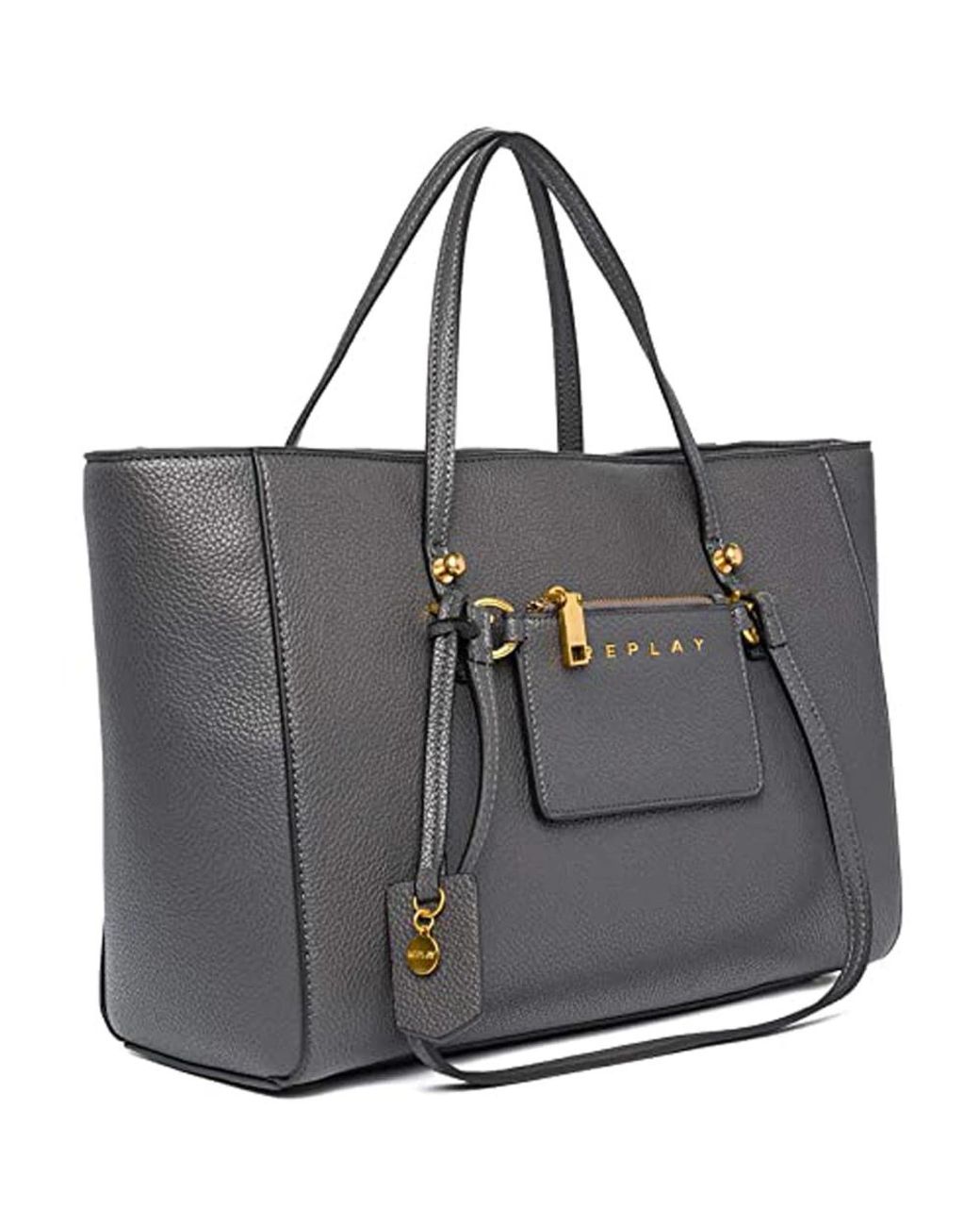 Replay Black Shopping Bags