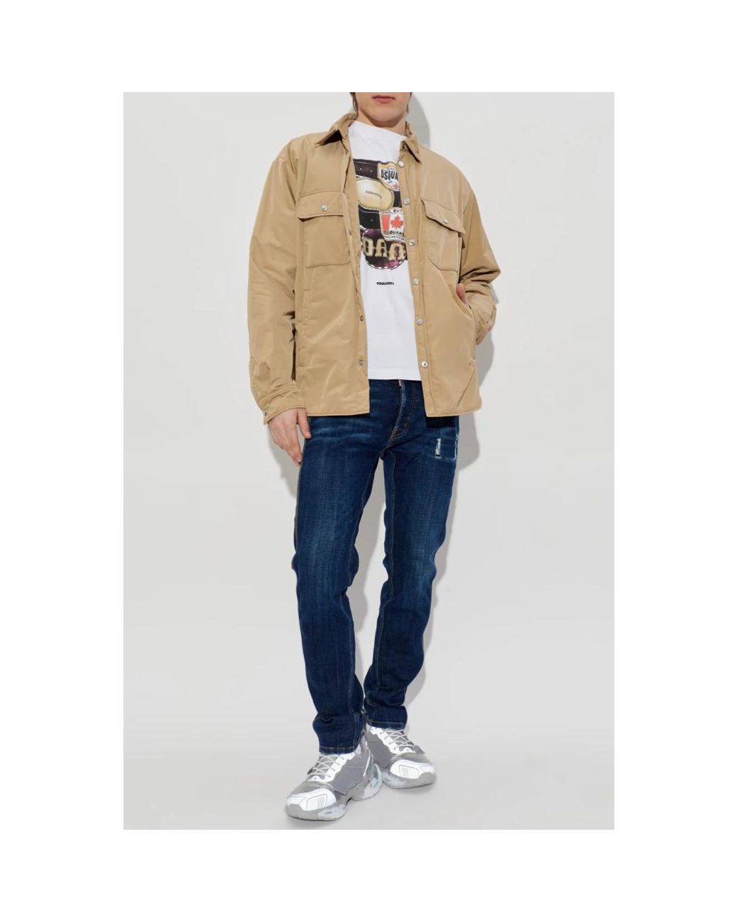 DSquared² Natural Light Jackets for men