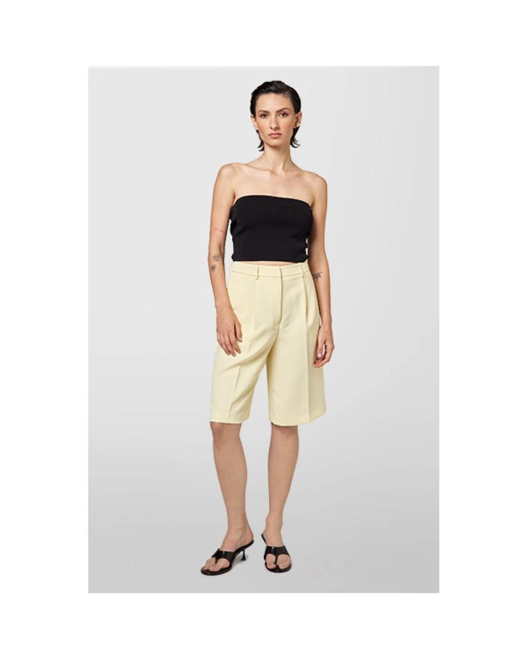 Long Shorts di Alpha Studio in Natural