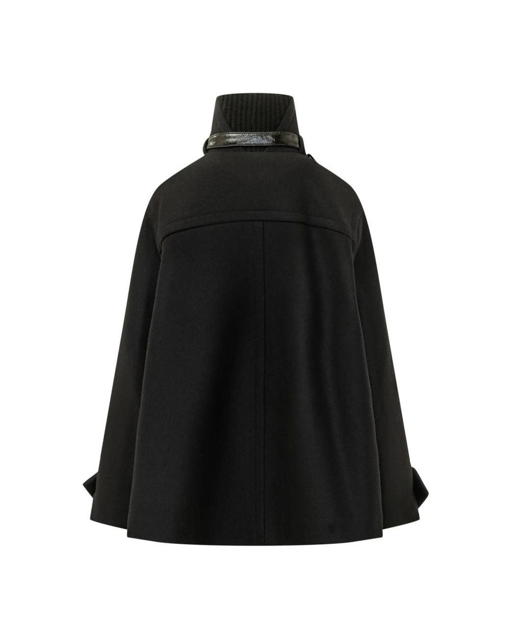 Belted Coats Lanvin de color Black
