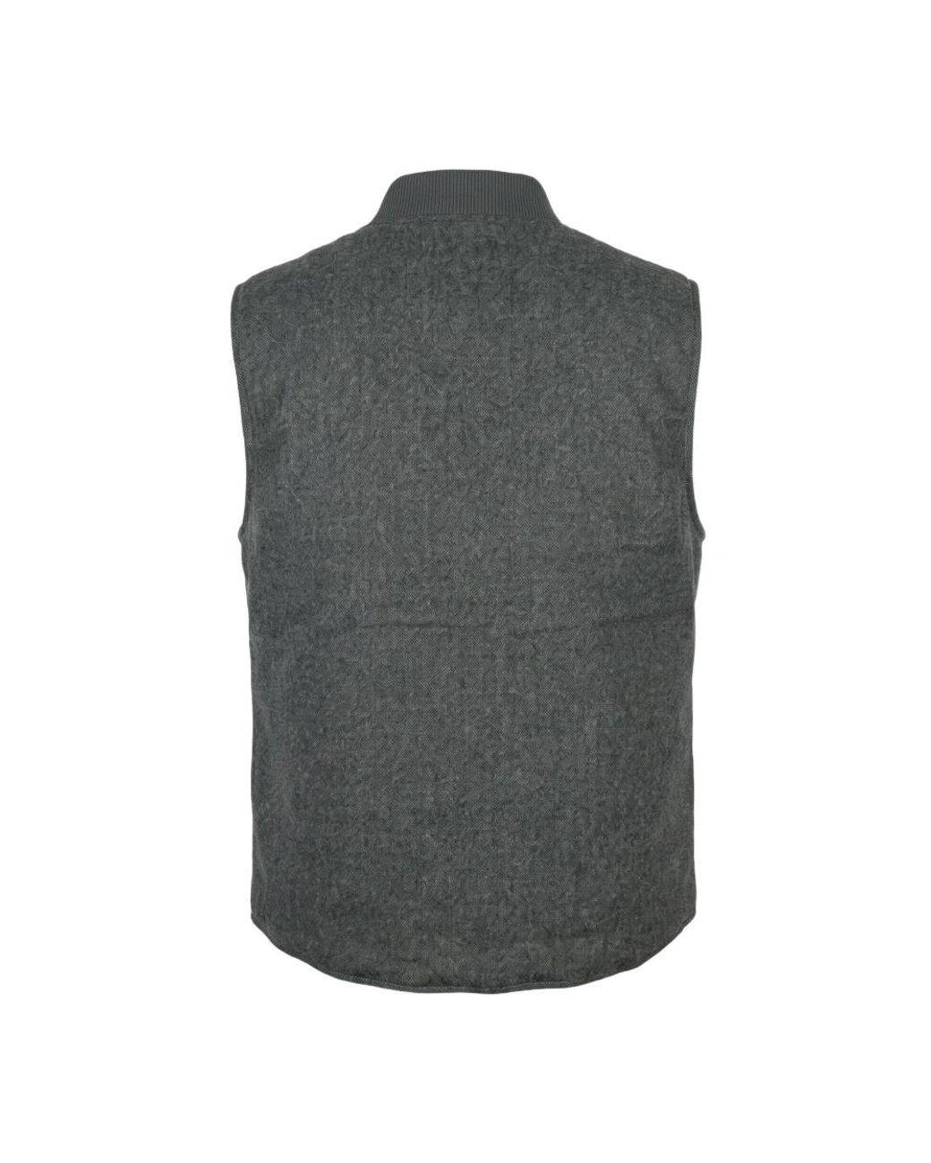 Bl'ker Gray Waistcoats for men