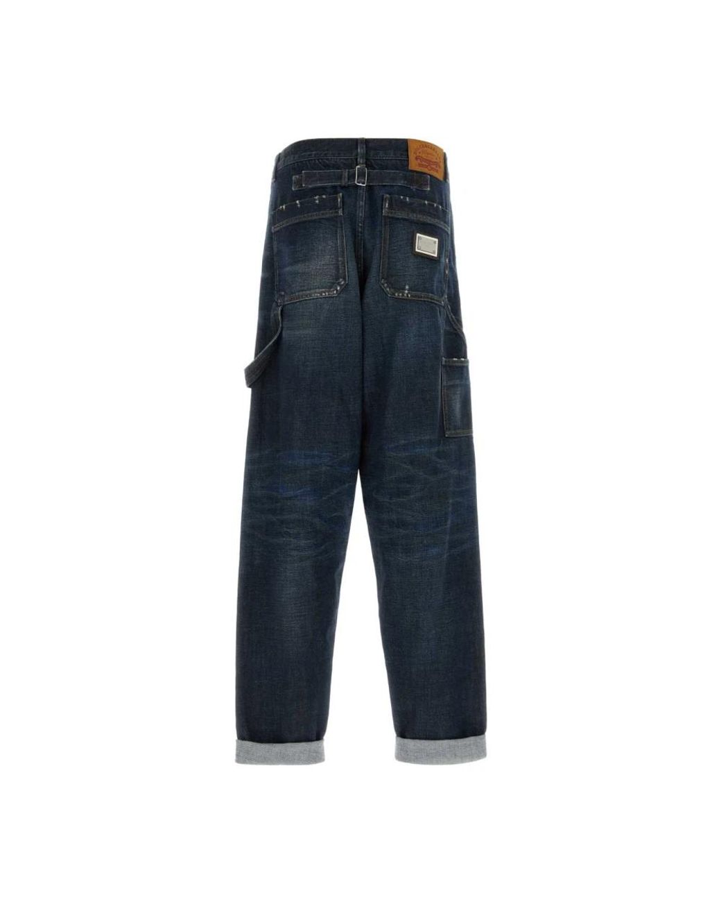 Dolce & Gabbana Blue Loose-Fit Jeans for men