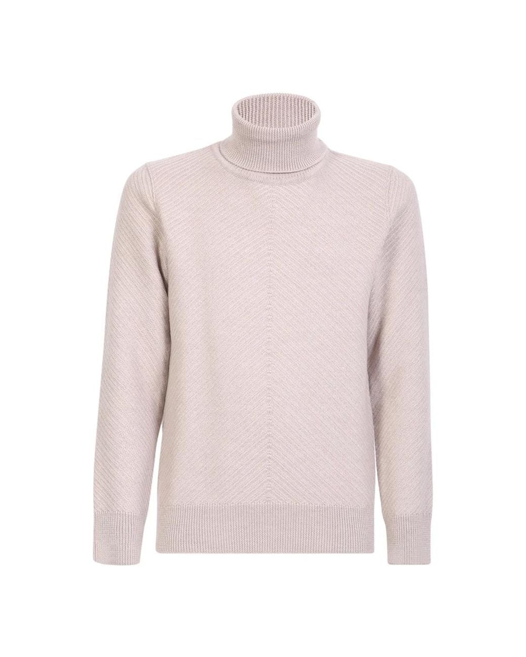 Lardini Pink Turtlenecks for men
