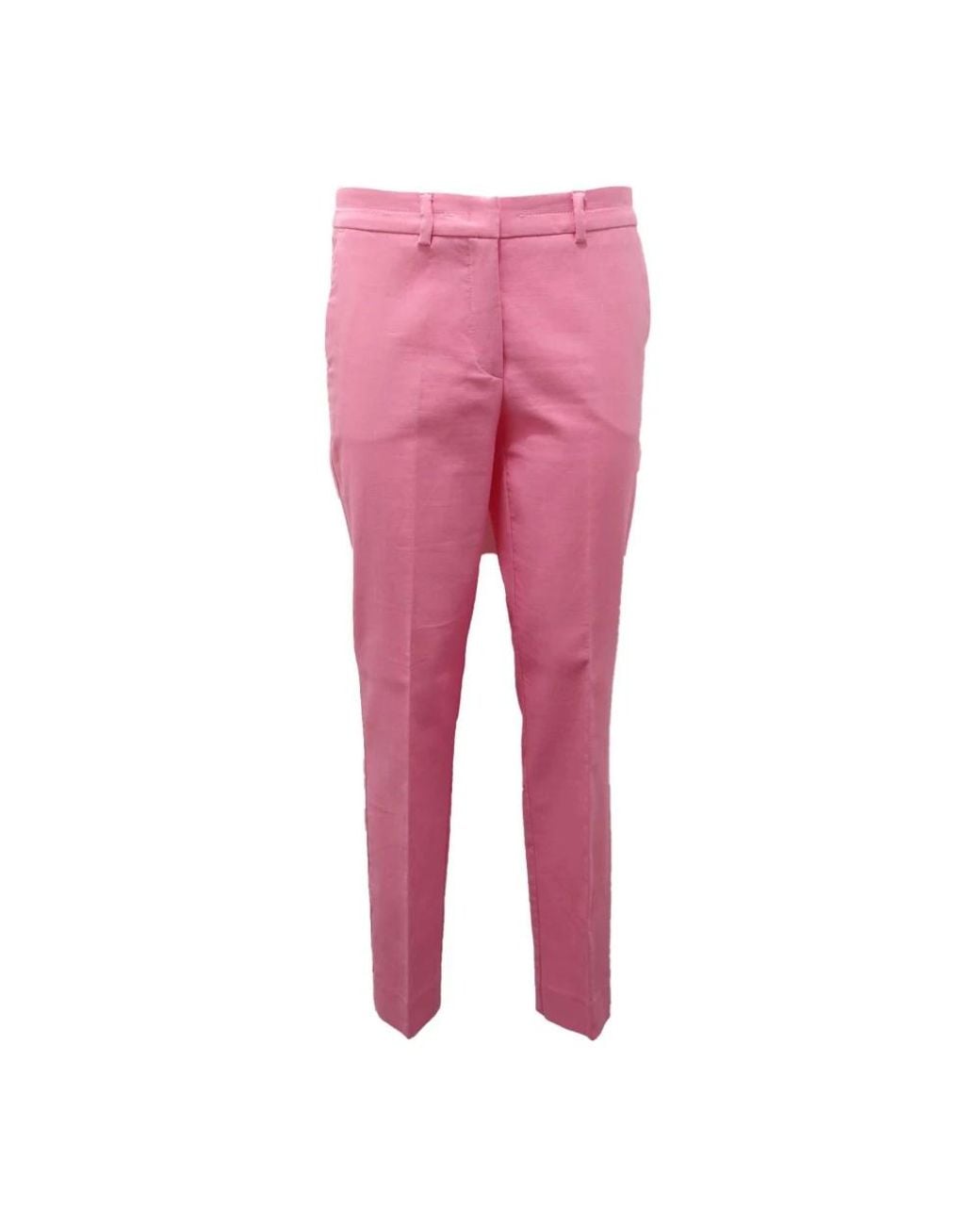 Marella Red Slim-Fit Trousers