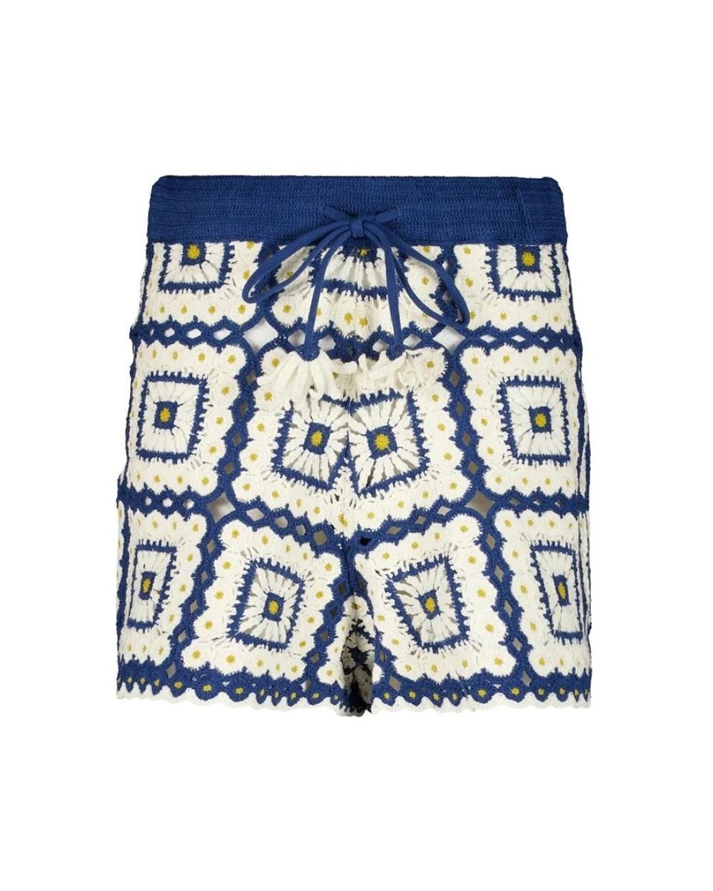 ALÉMAIS Blue Casual Shorts