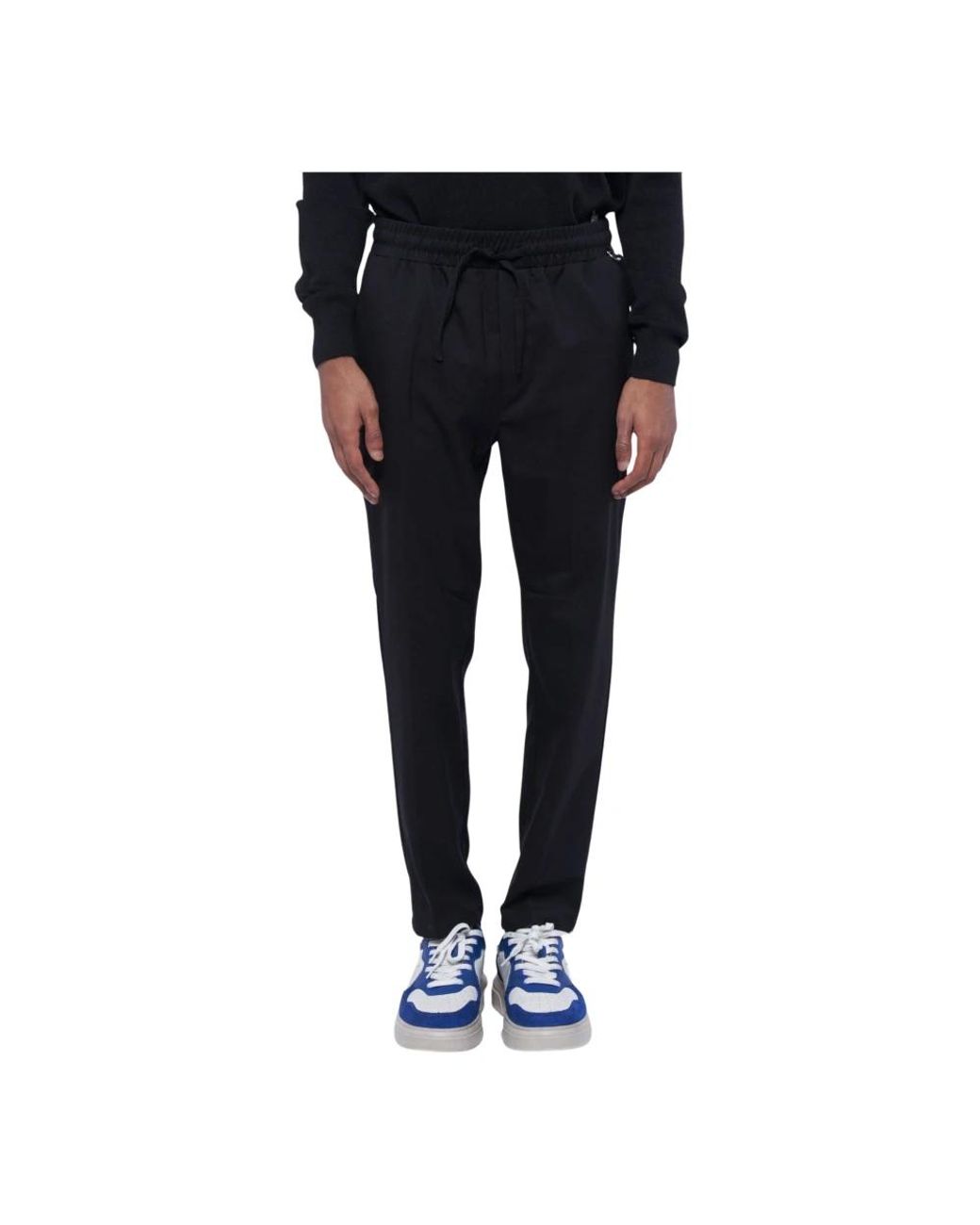 John Richmond Blue Slim-Fit Trousers for men