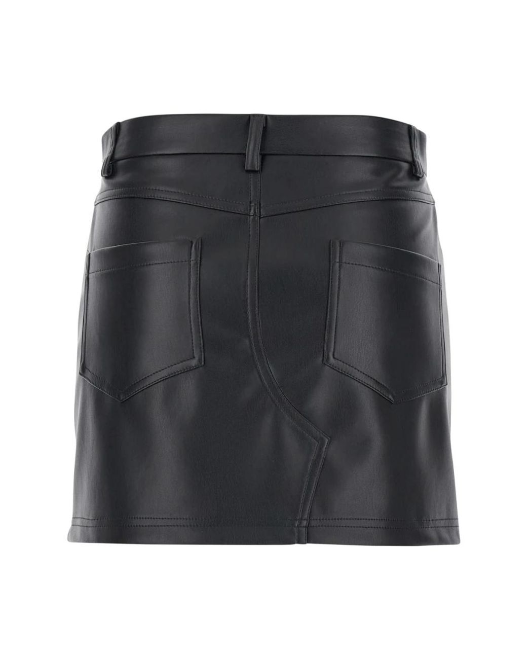 Semicouture Black Short Skirts