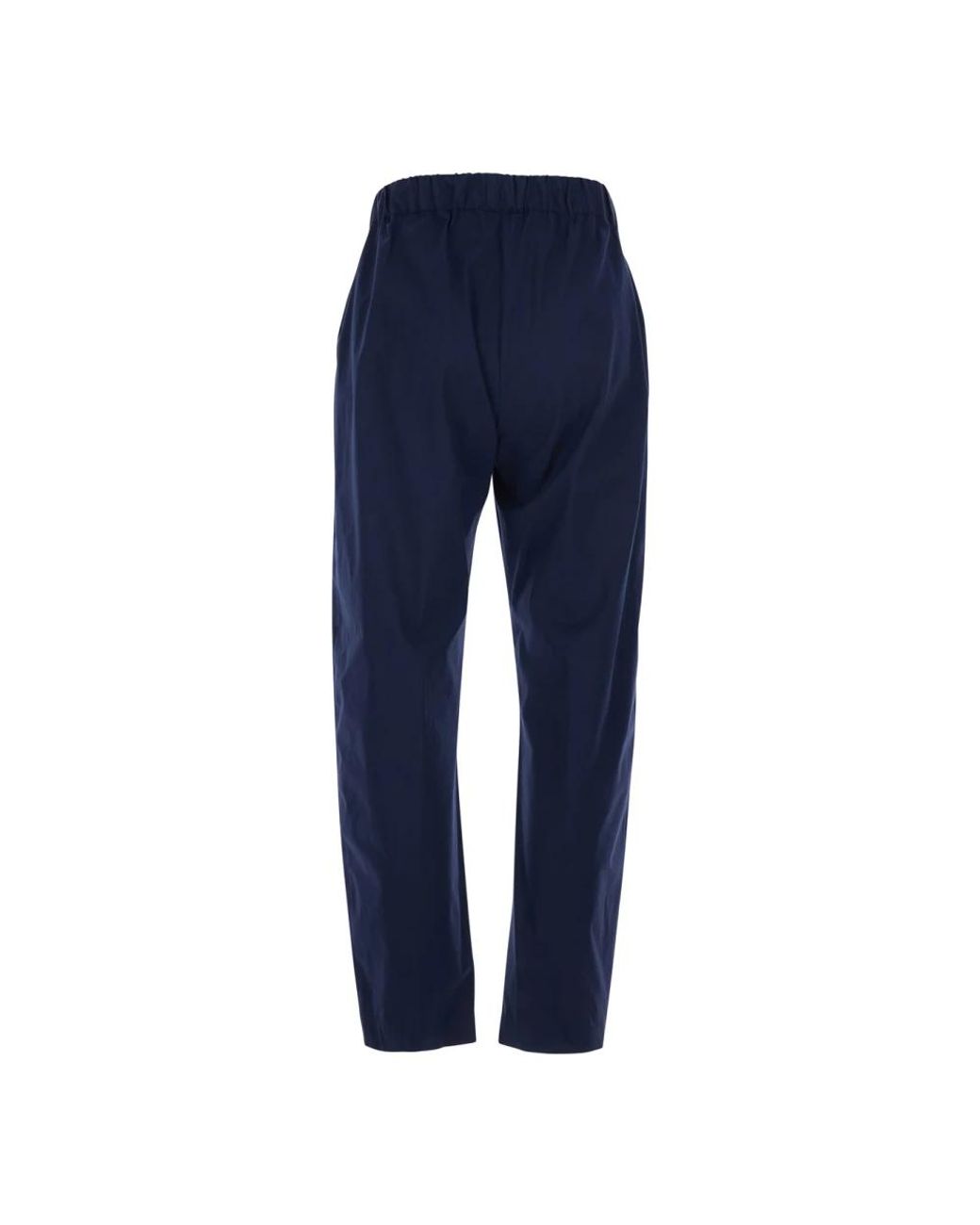 Semicouture Blue Straight Trousers