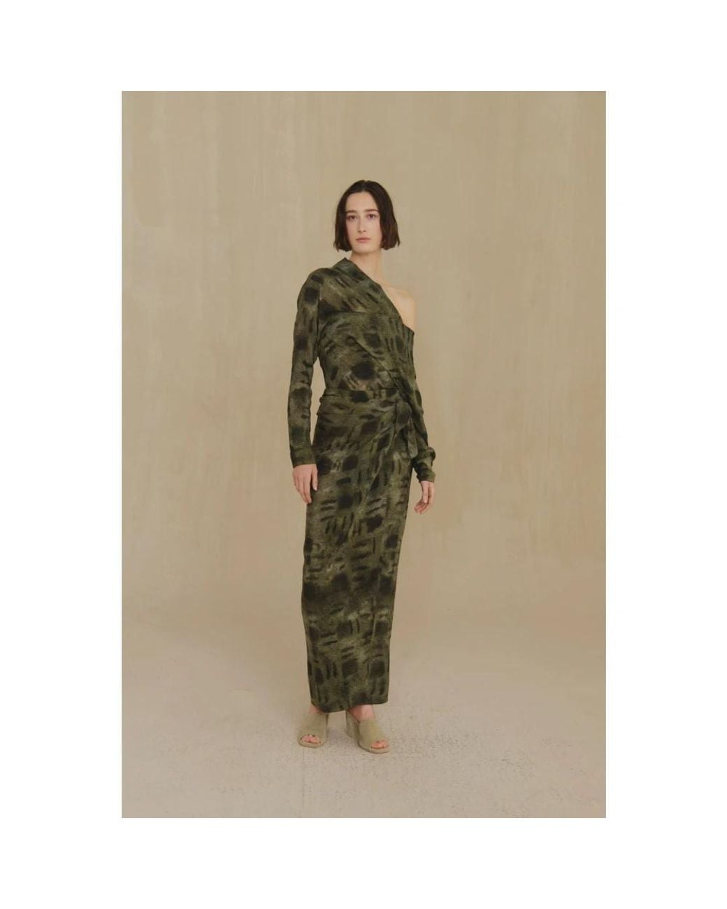 Cortana Green Maxi Skirts