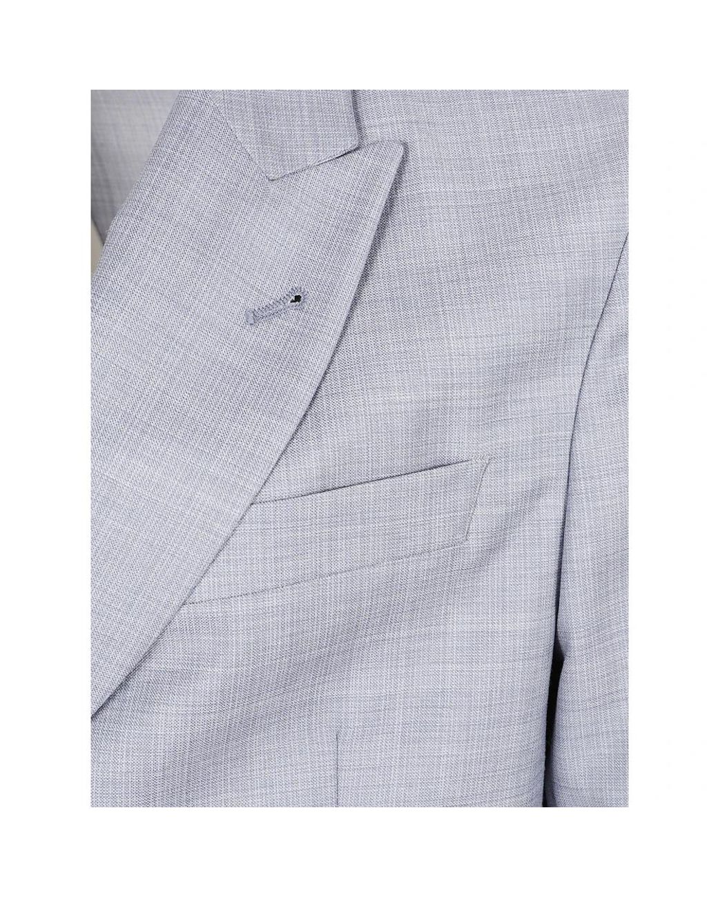Emporio Armani Blue Double Breasted Suits for men