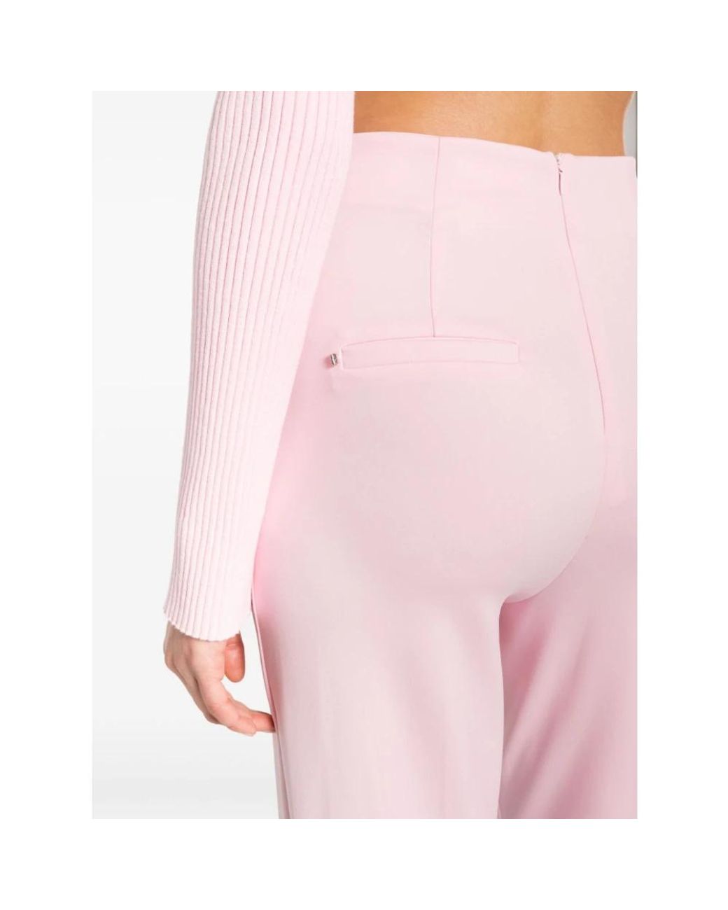 Sportmax Pink Wide Trousers