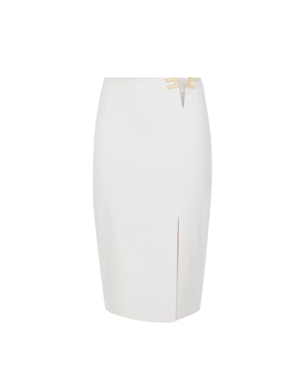 Elisabetta Franchi White Pencil Skirts