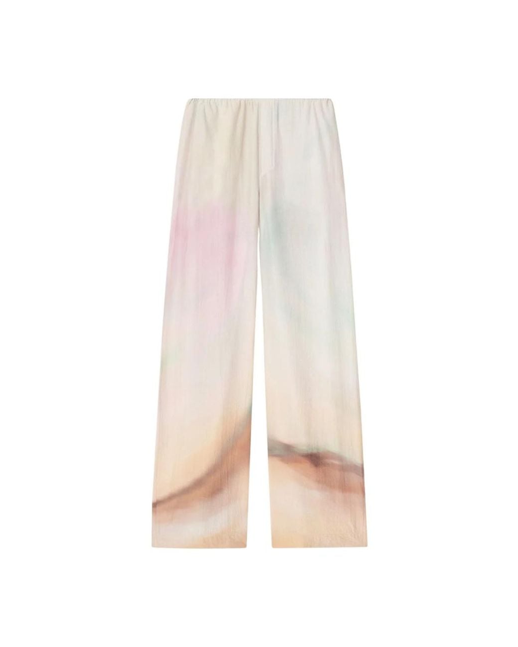 Nanushka Pink Wide Trousers