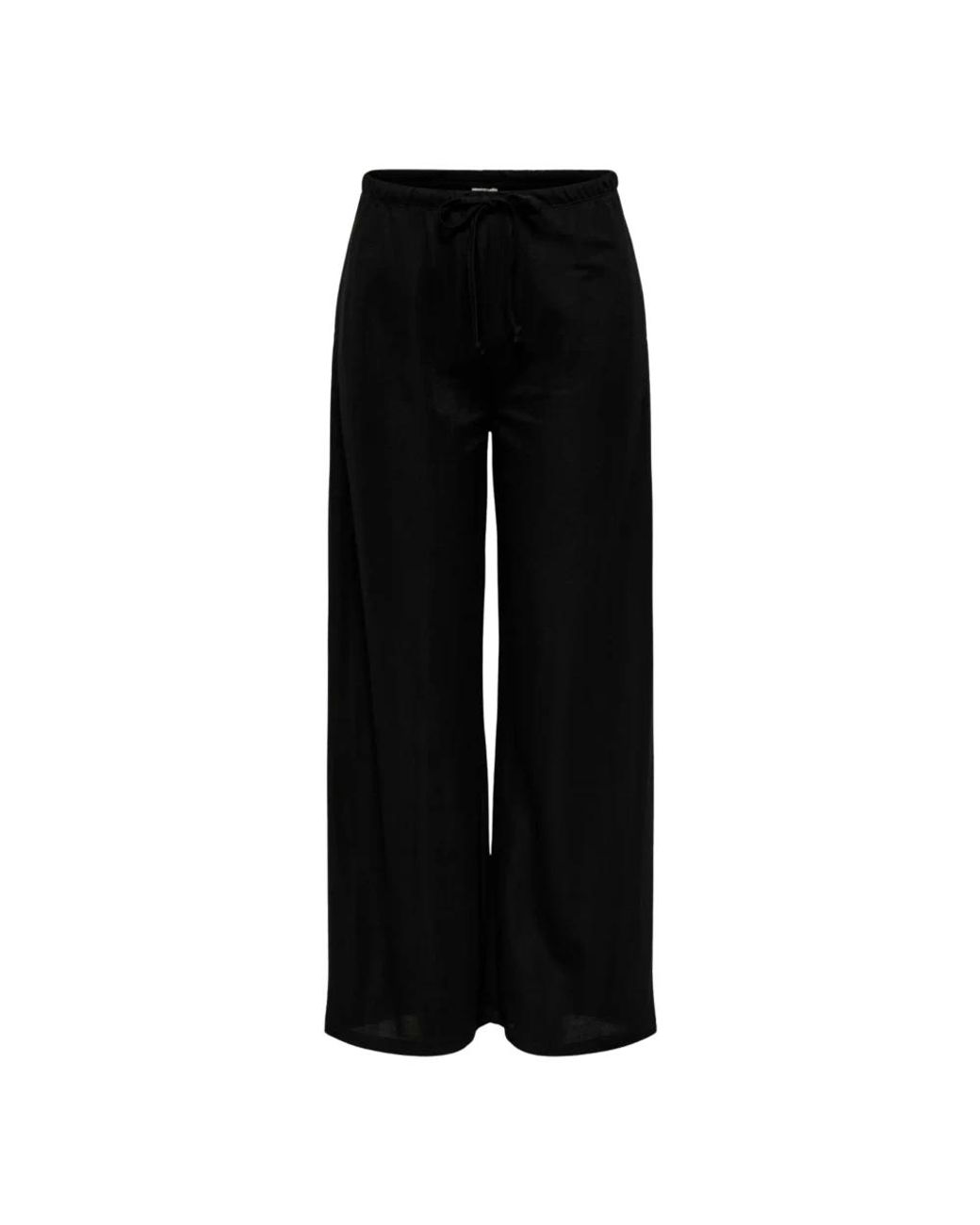 Jacqueline De Yong Black Wide Trousers