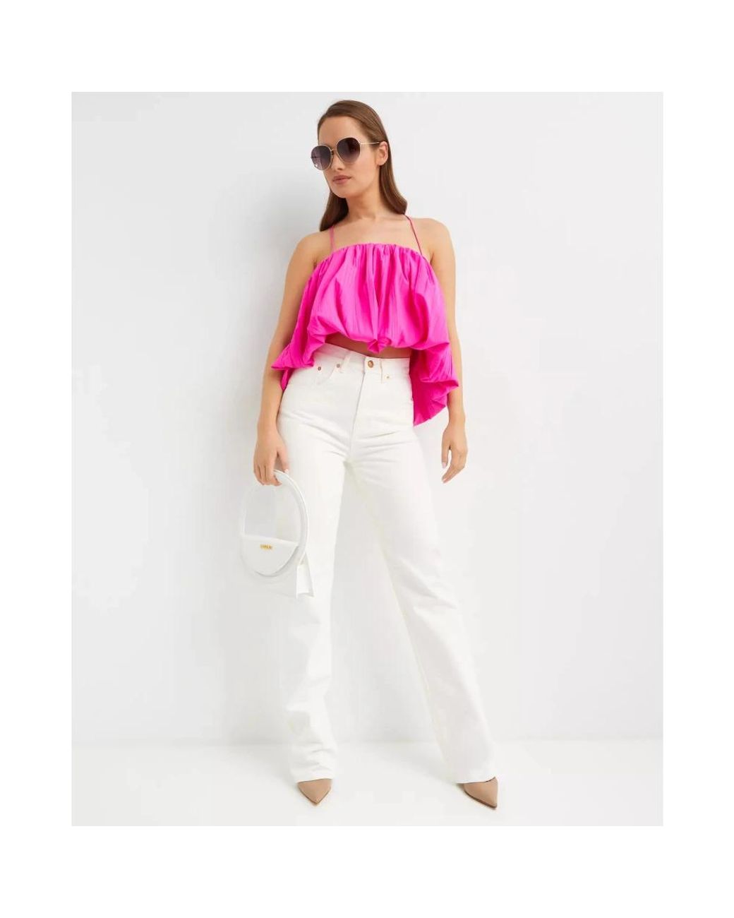 Acler Pink Sleeveless Tops