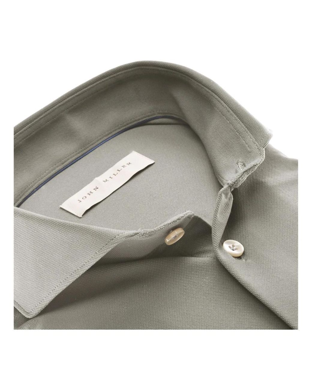 John Miller Gray Casual Shirts for men