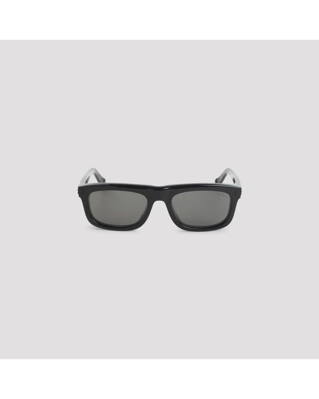 Zegna Black Smoke Acetate Sunglesses for men