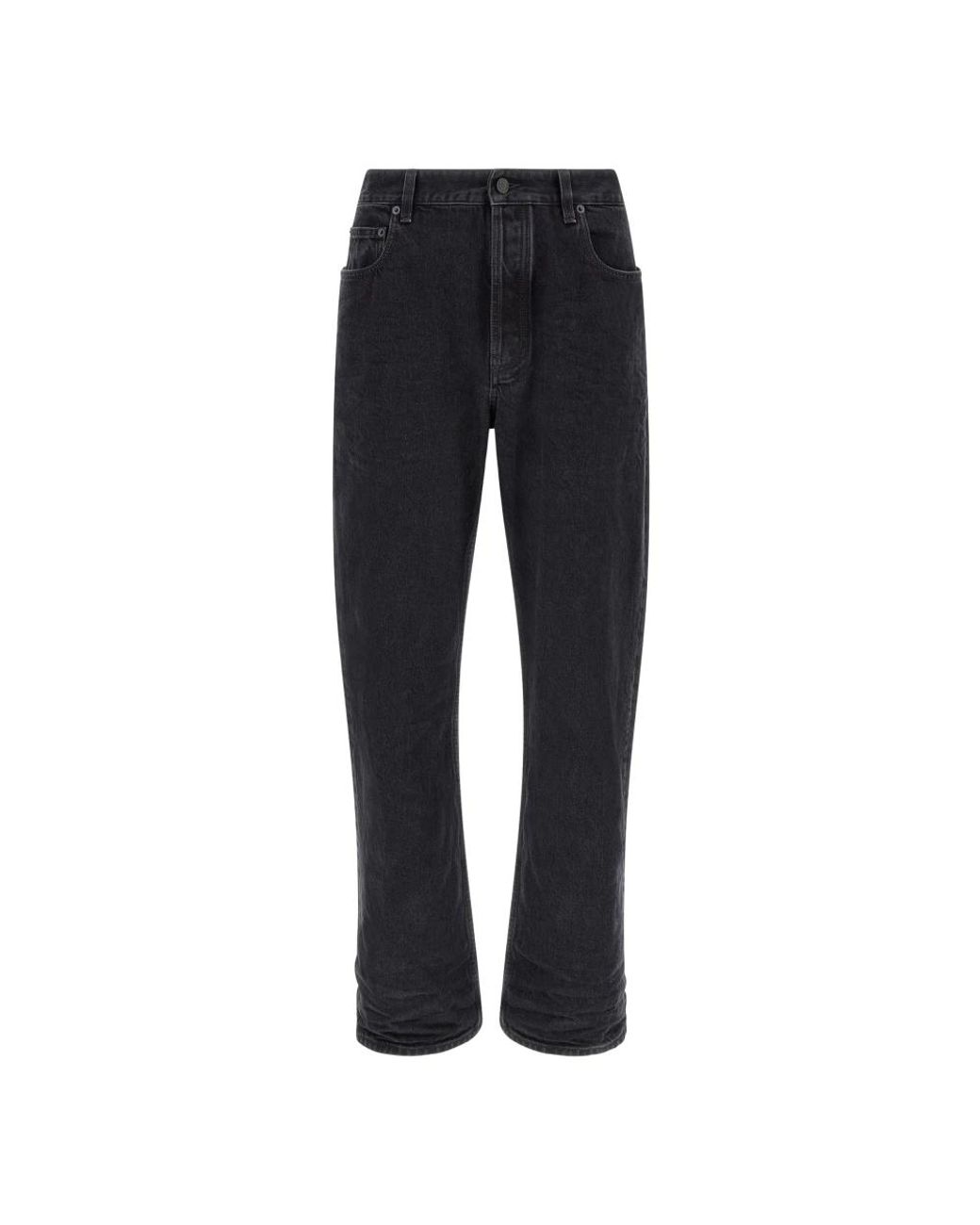 Saint Laurent Black Loose Fit Jeans for men