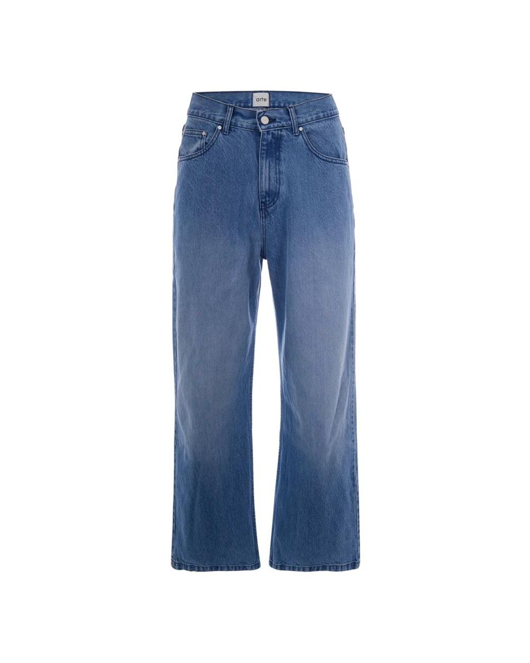 Arte' Blue Straight Jeans for men