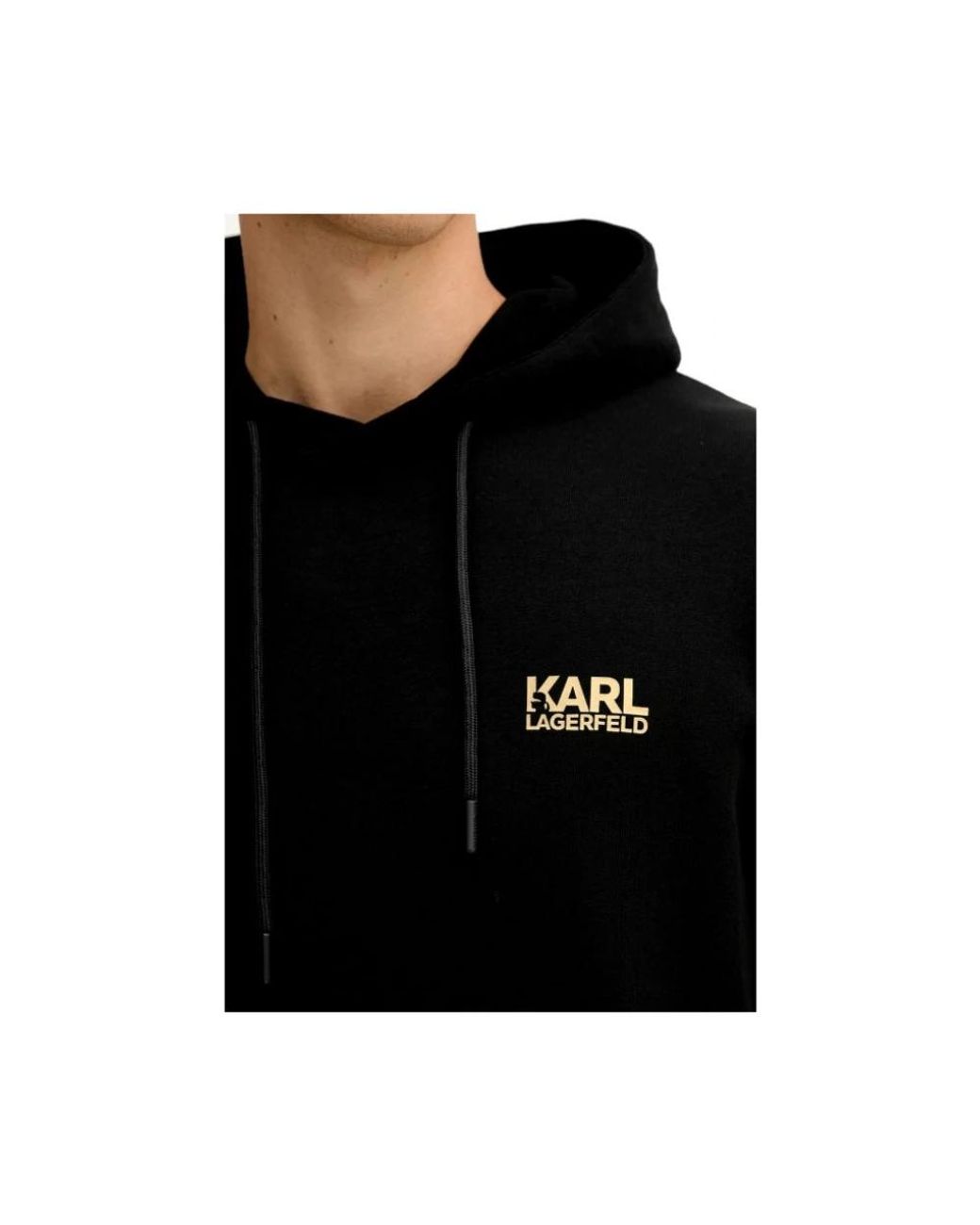 Karl Lagerfeld Black Hoodies for men