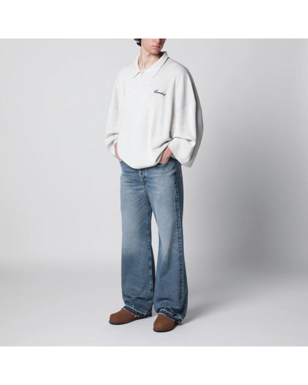 GALLERY DEPT. Blue Wide Jeans for men