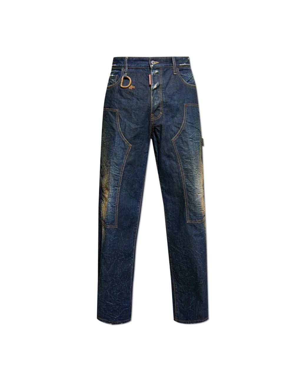 Straight Jeans DSquared² pour homme en coloris Blue