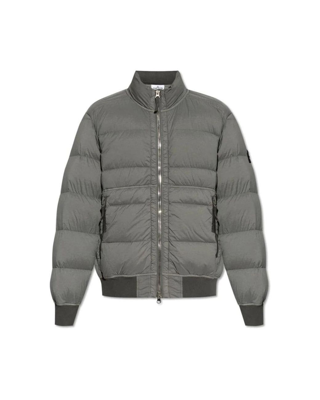 Winter Jackets Stone Island de hombre de color Gray