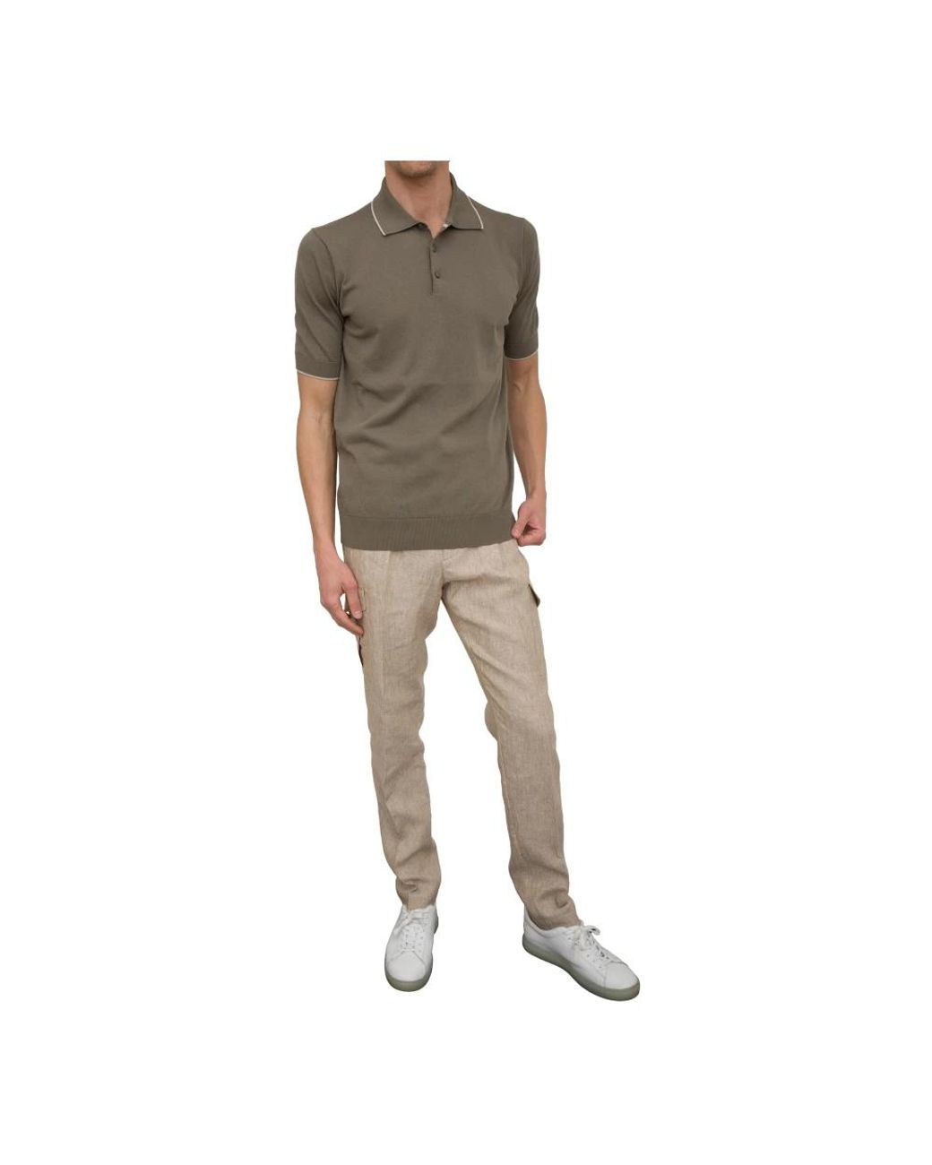 Peserico Klassisches Polo-Shirt Für Männer in Green für Herren