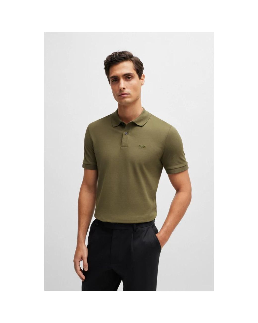 HUGO Green Polo Shirts for men