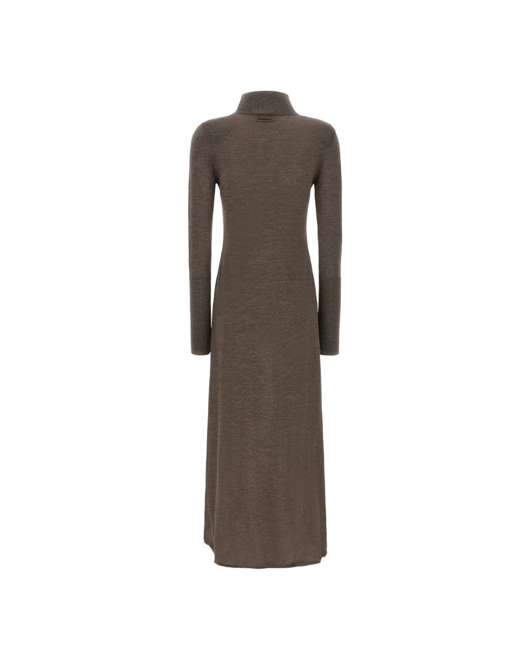Pinko Brown Knitted Dresses