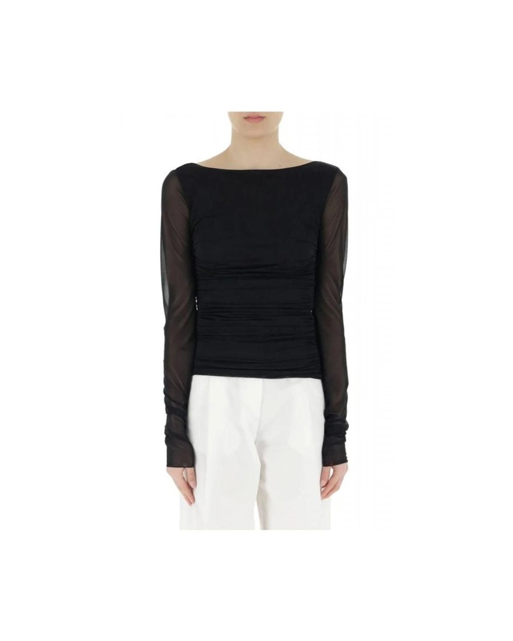 Emporio Armani Black Long Sleeve T-Shirts