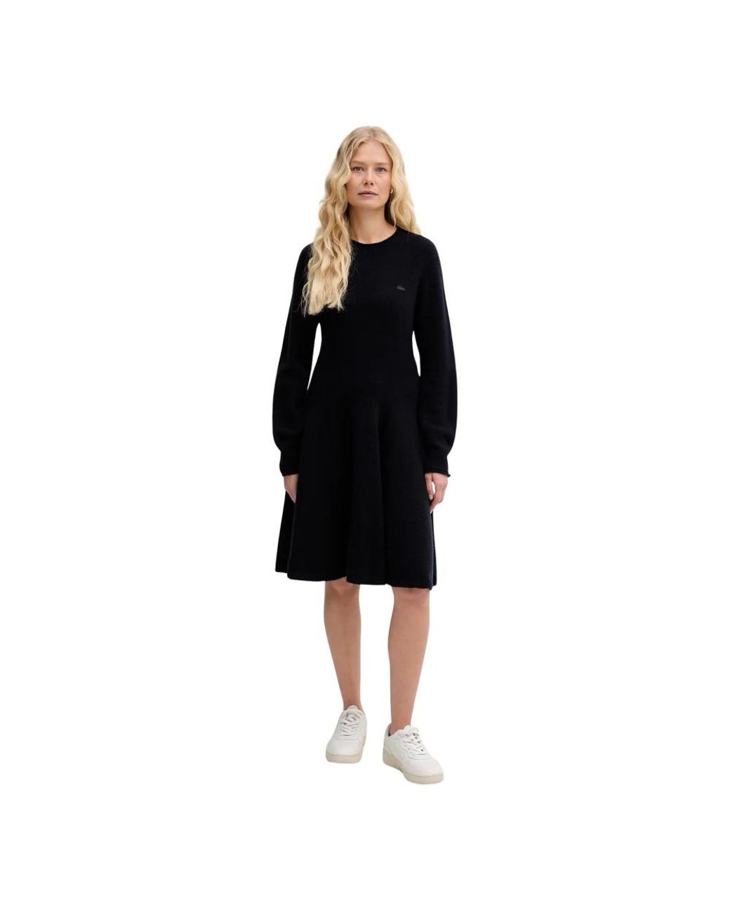 Lacoste Midi Jurken in het Black
