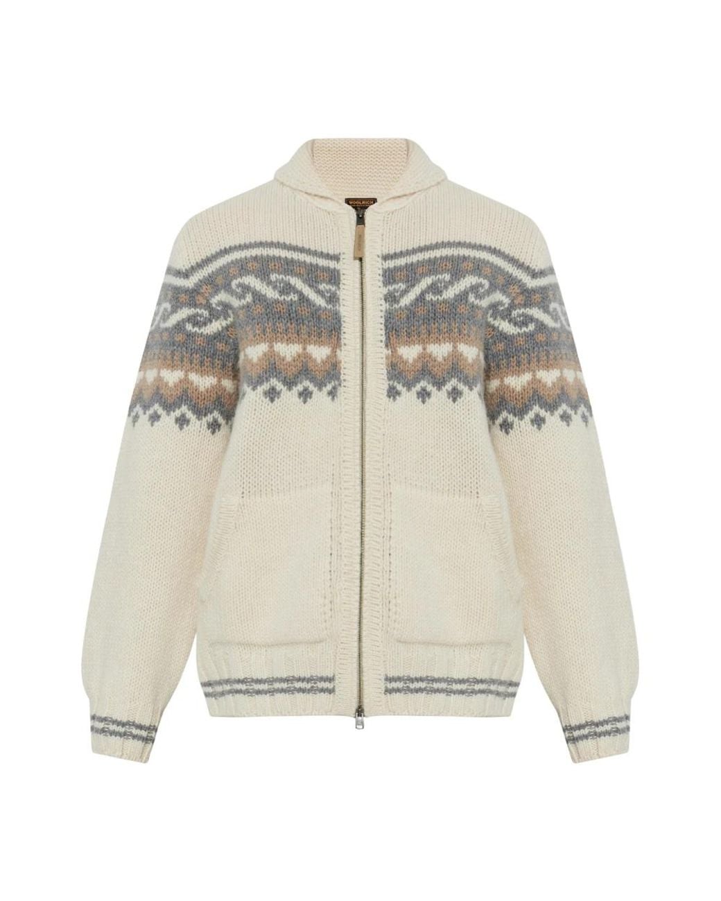Woolrich Natural Cardigans for men