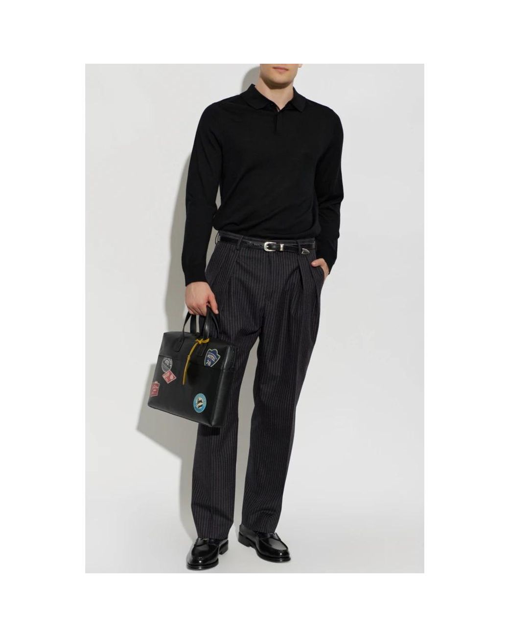 Paul Smith Black V-Neck Knitwear for men