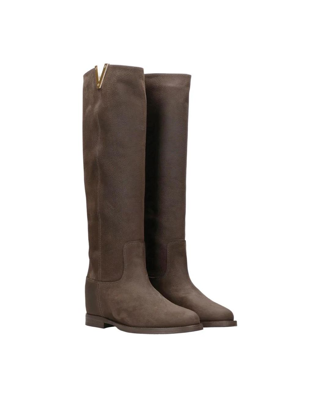 Via Roma 15 Brown High Boots