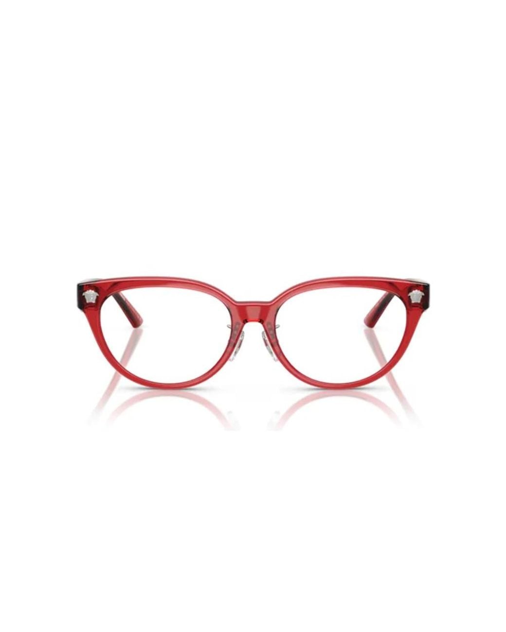 Versace Red Glasses