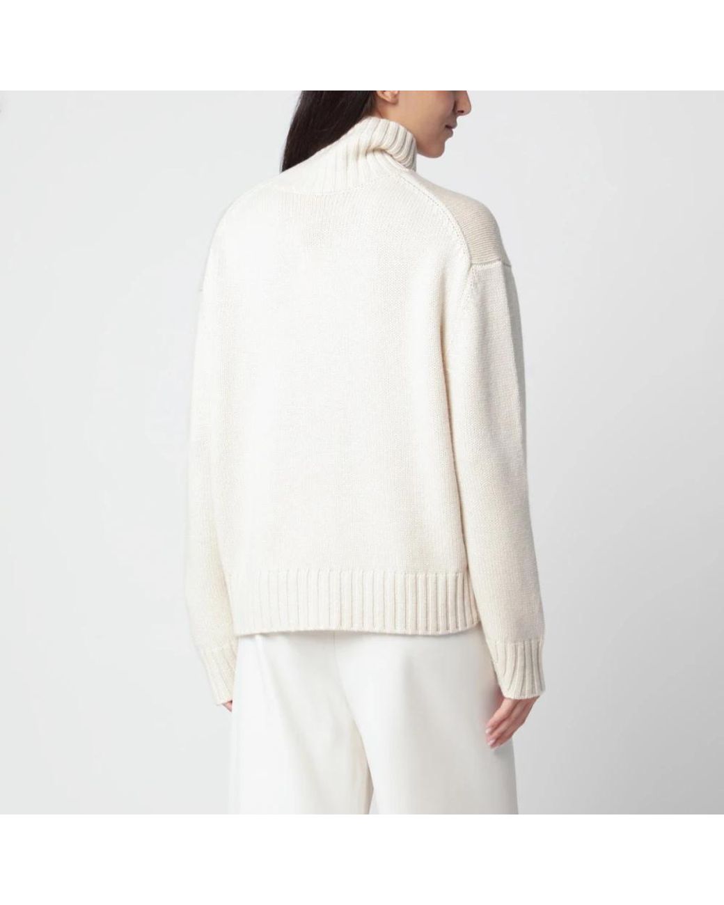 Almala White Turtlenecks
