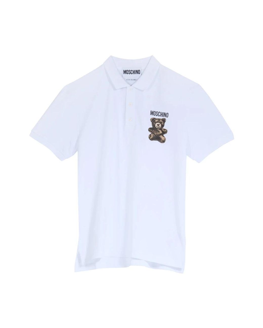 Moschino White Polo Shirts for men