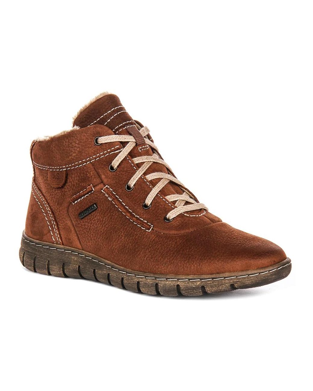 Josef Seibel Brown Lace-Up Boots
