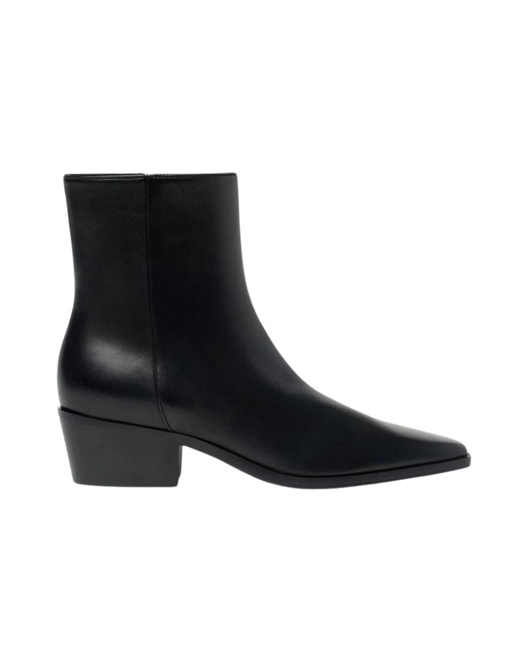 Scarosso Black Heeled Boots