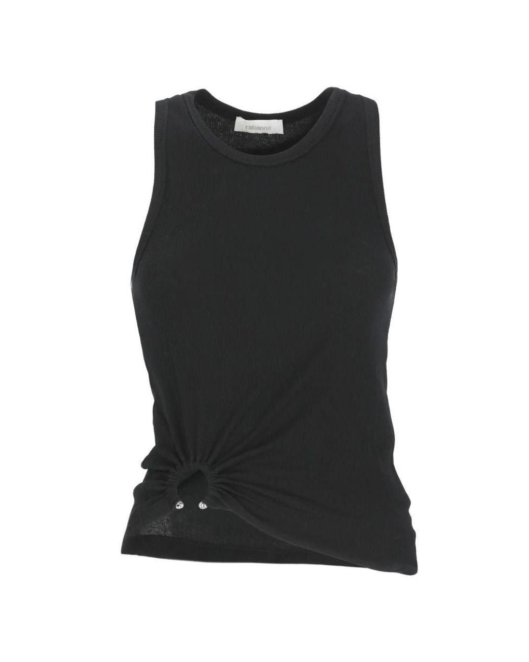 Rabanne Black Sleeveless Tops