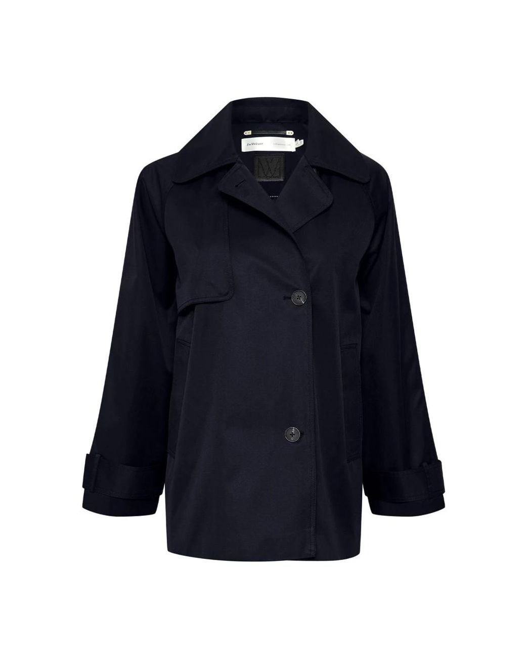 Inwear Blue Double-Breasted Coats