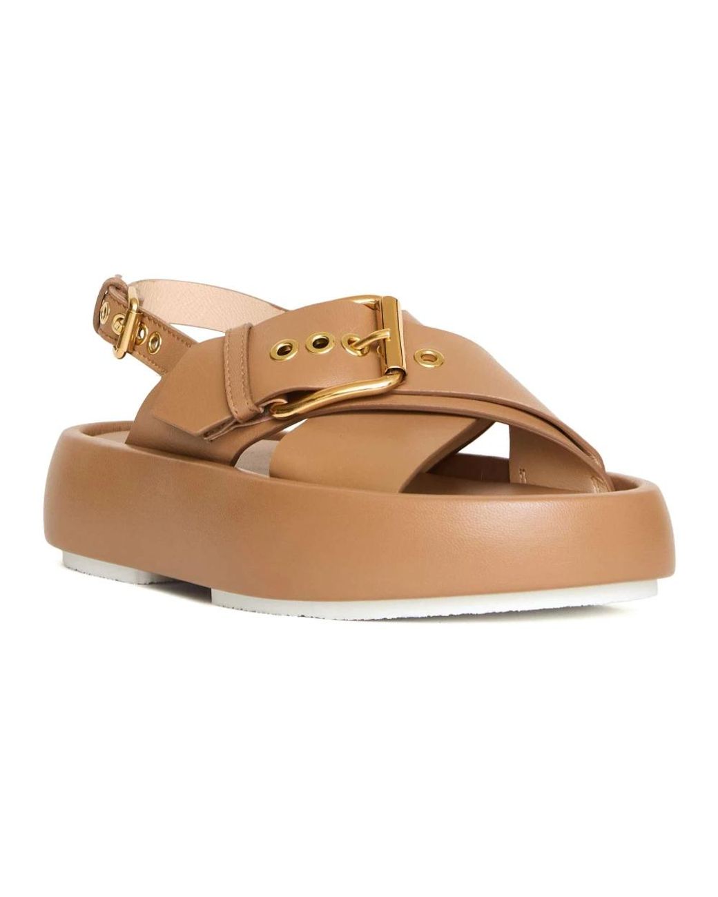 Agl Attilio Giusti Leombruni Brown Flat Sandals