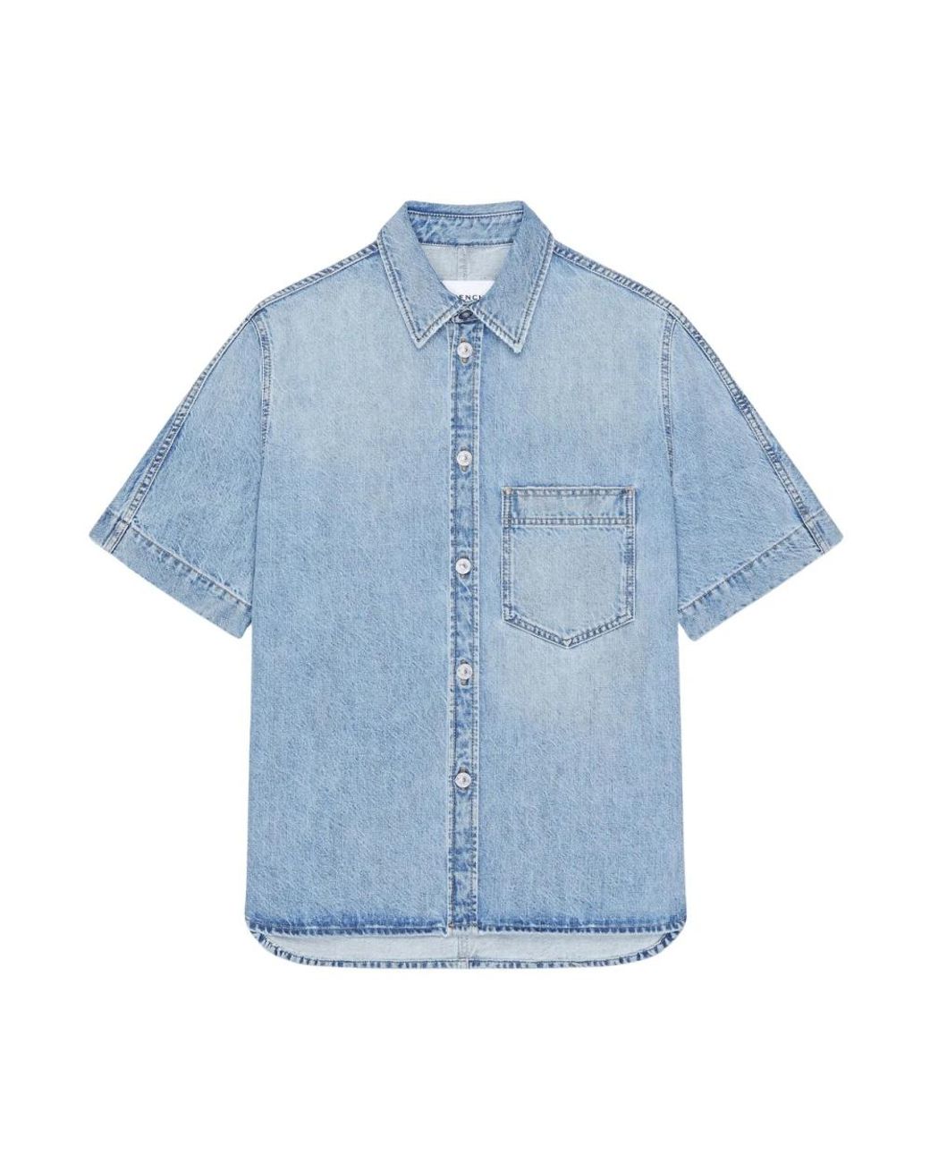 Givenchy Blue Denim Shirts for men