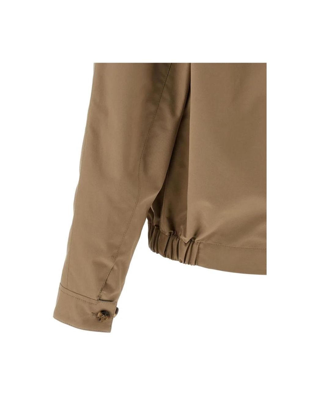 Brunello Cucinelli Natural Bomber Jackets for men