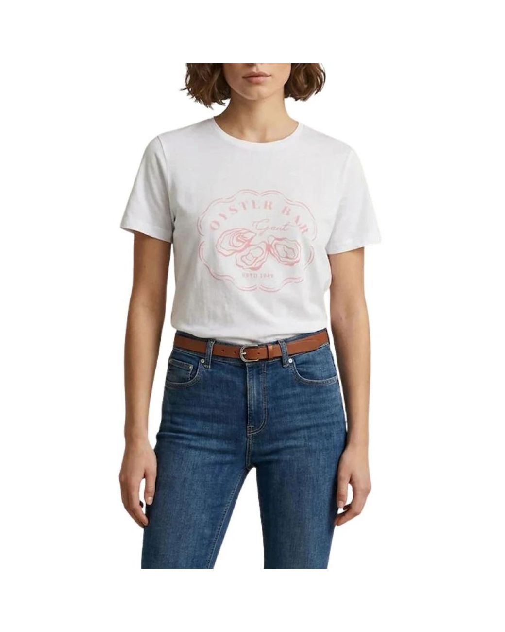 Gant White T-Shirts